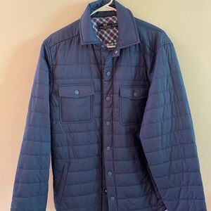 Vineyard Vines Men’s Navy Blue Quilted Winter Jacket